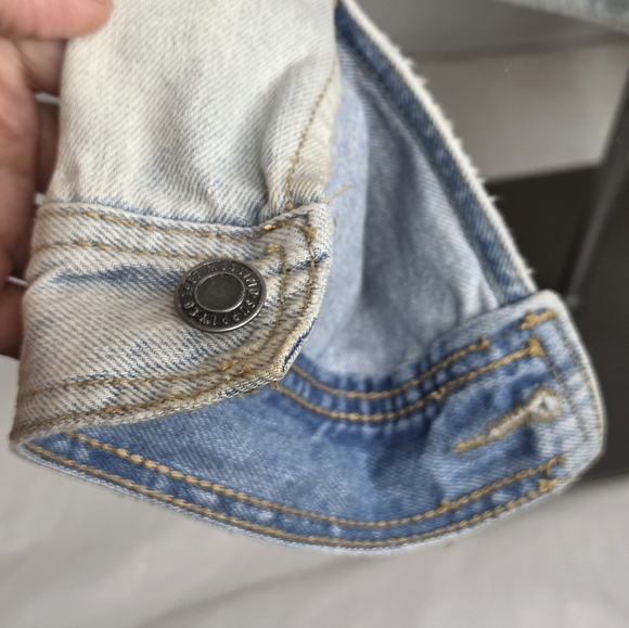 Mossimo Supply Co. Size L Soft Sky Blue Denim - Picture 9 of 12